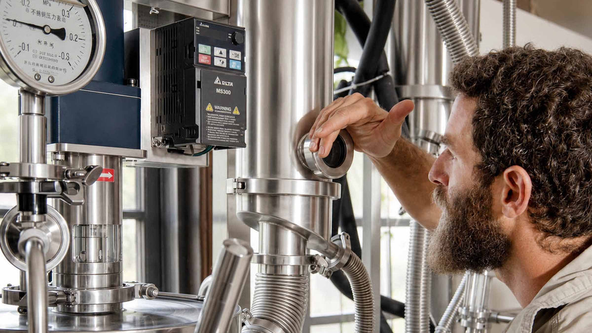 Seed to bottle — step by step.